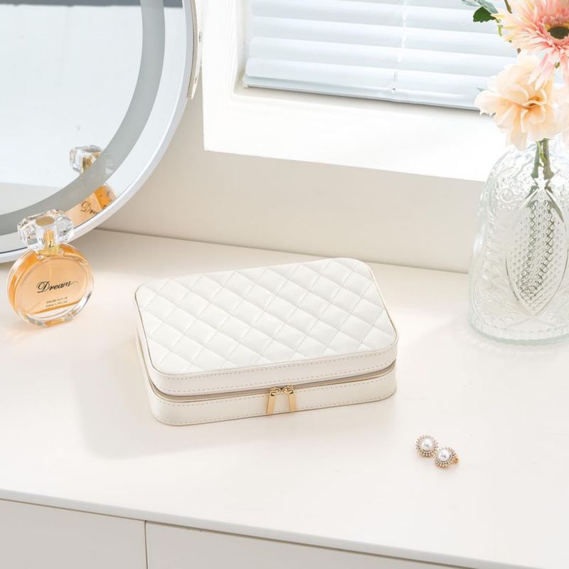 Estuche de Joyas Lolalet 21.5x14.5x5.5 cm Blanco