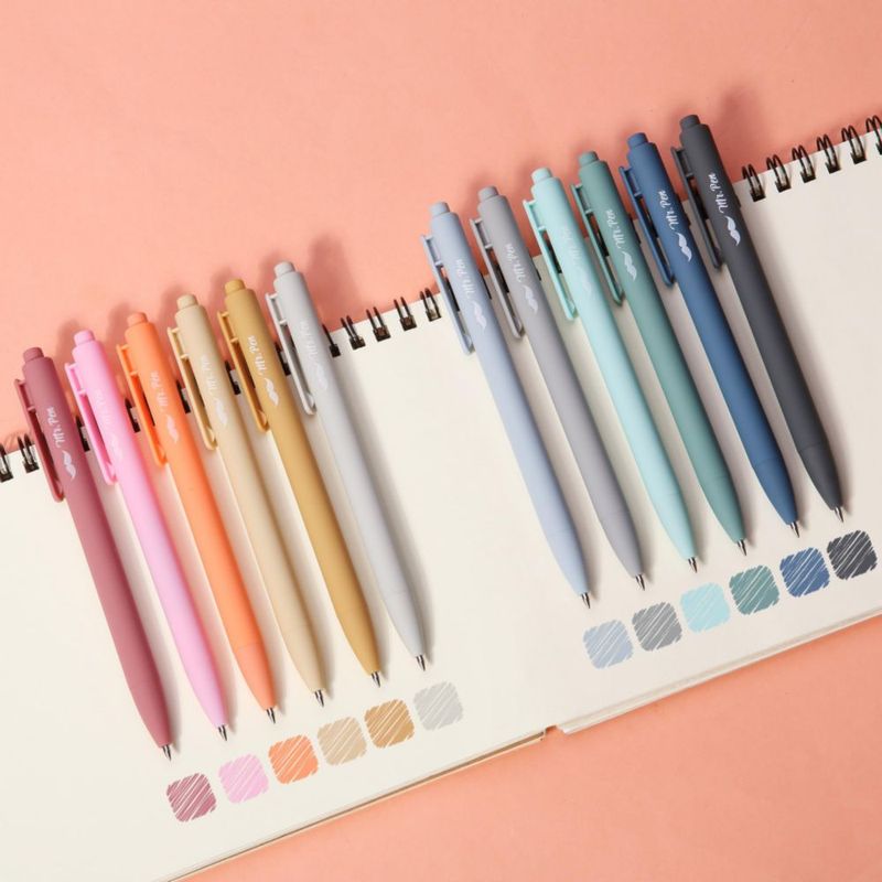 Bolígrafos de gel Mr. Pen paquete de 12 colores surtidos 05 mm