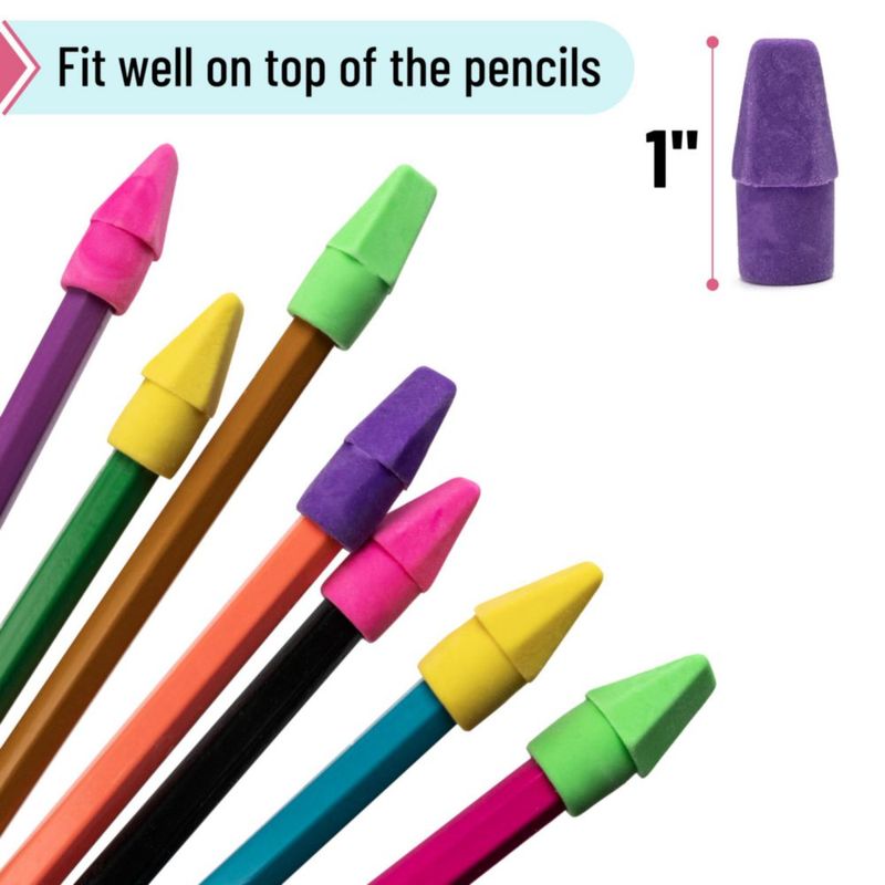 Goma de borrar Mr. Pen 120 unidades sin látex y sin manchas