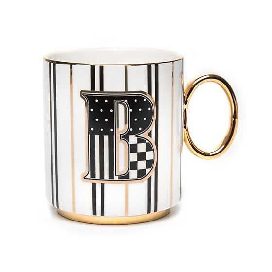 Taza MACKENZIE-CHILDS B de cerámica 355 ml