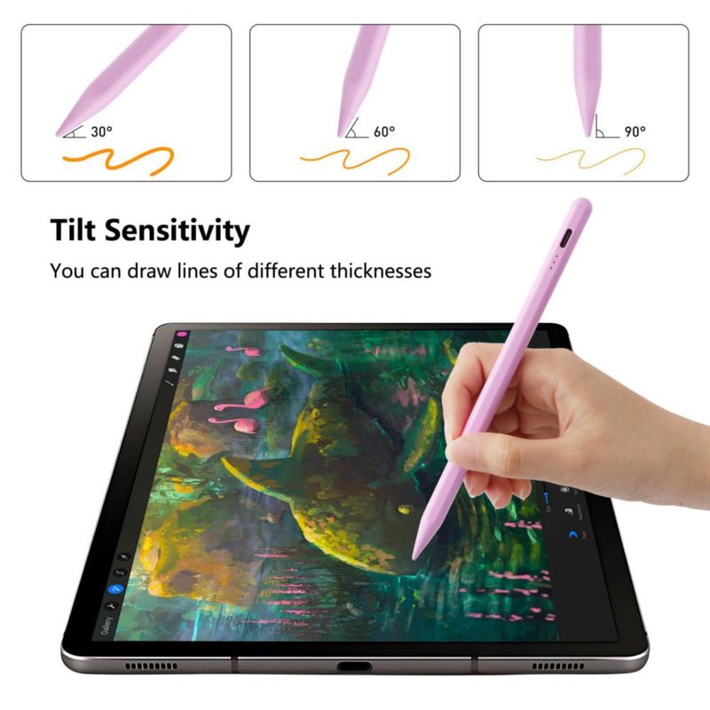Lápiz Stylus Manaphack para iPad A16 11ª Generación Morado