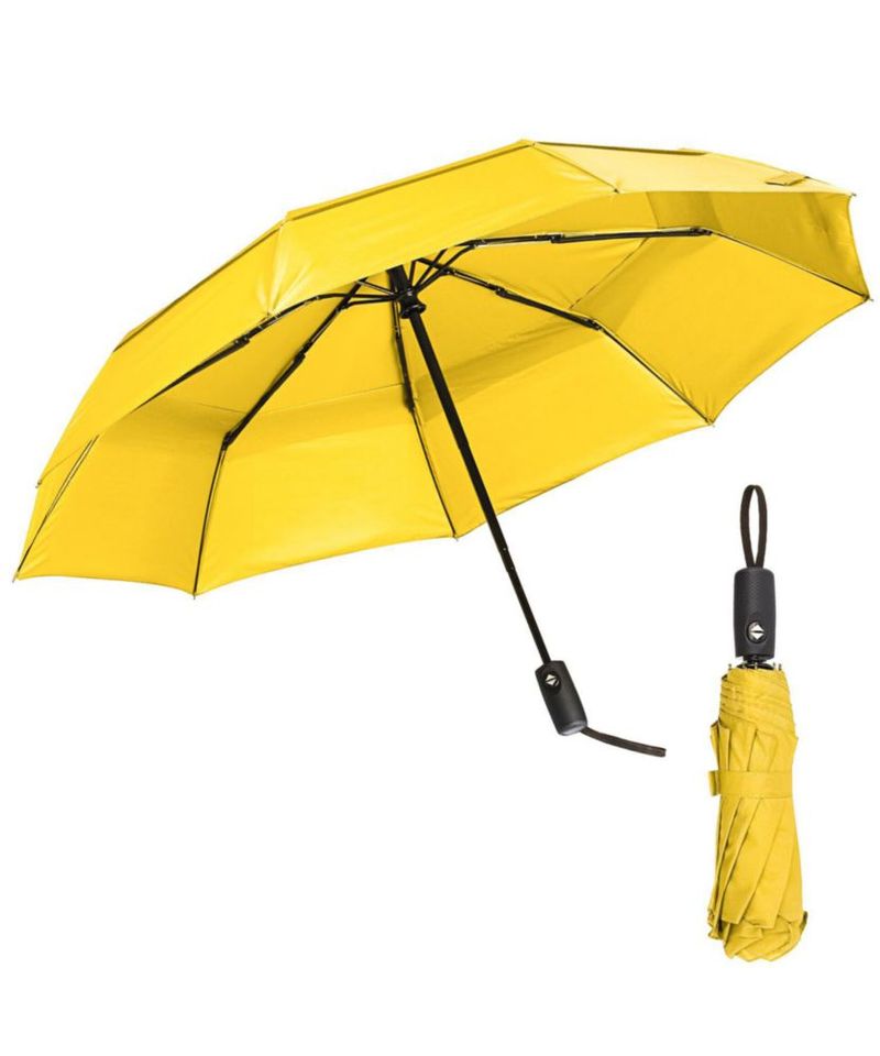 Paraguas Mr. Pen Automático Compacto Resistente al Viento Amarillo