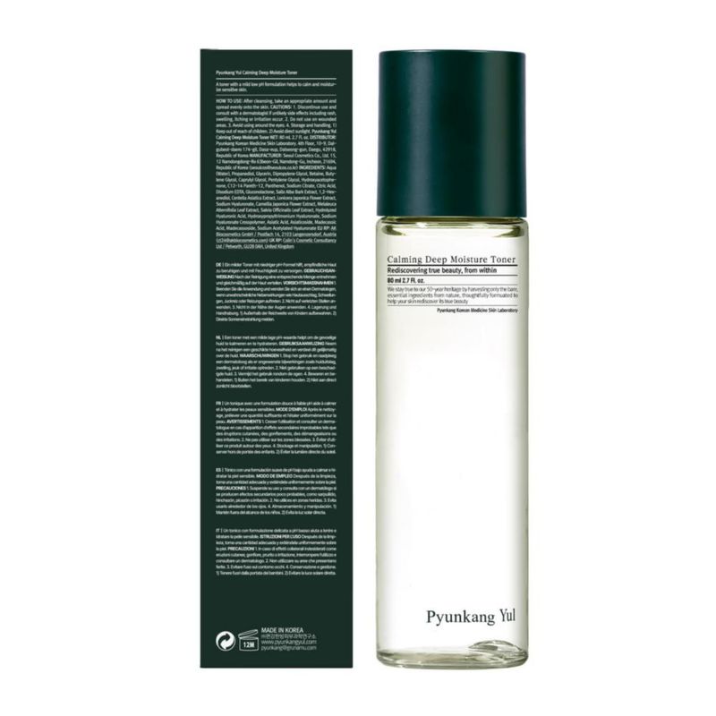 Tónico Pyunkang Yul 80 ml Calmante Hidratante con AHA y PHA