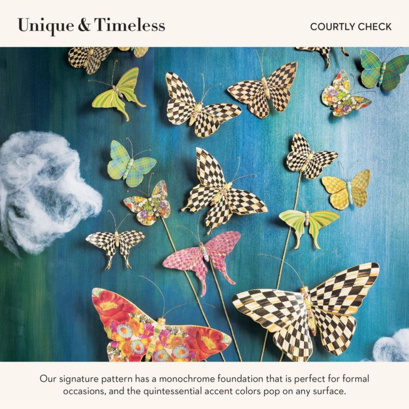 Decoración de Pared MACKENZIE-CHILDS Courtly Check 16 cm/20 cm
