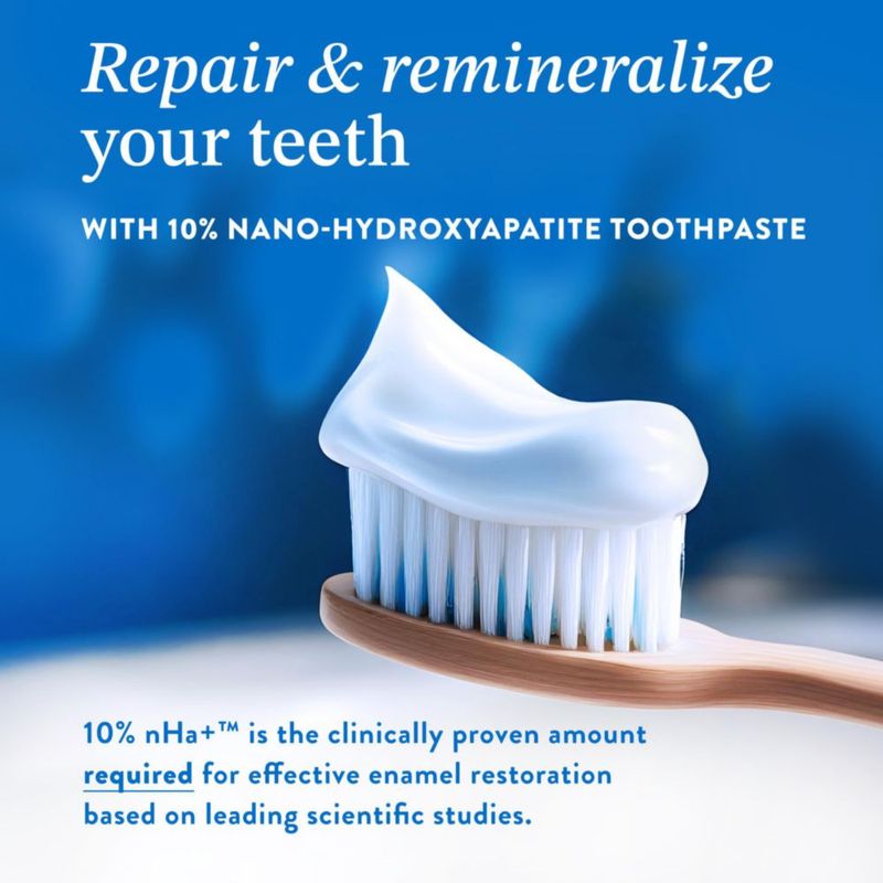 Pasta de dientes Mouthology con 10% de nanohidroxiapatita remineralizante