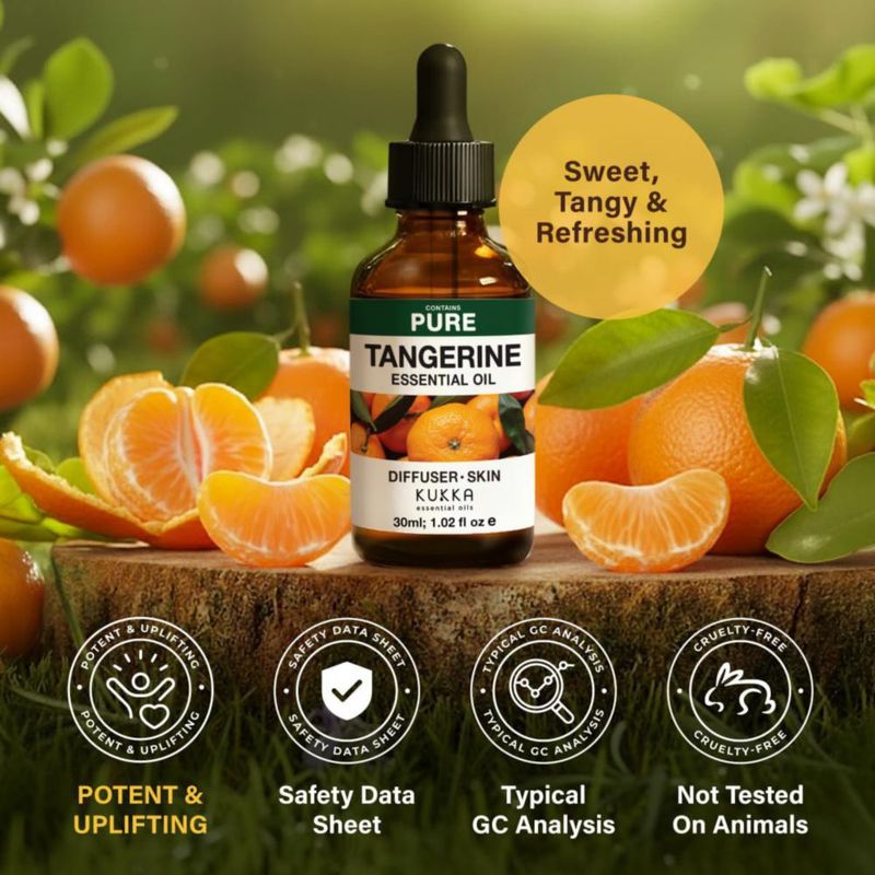 Aceite esencial de mandarina KUKKA 30 ml puro para aromaterapia