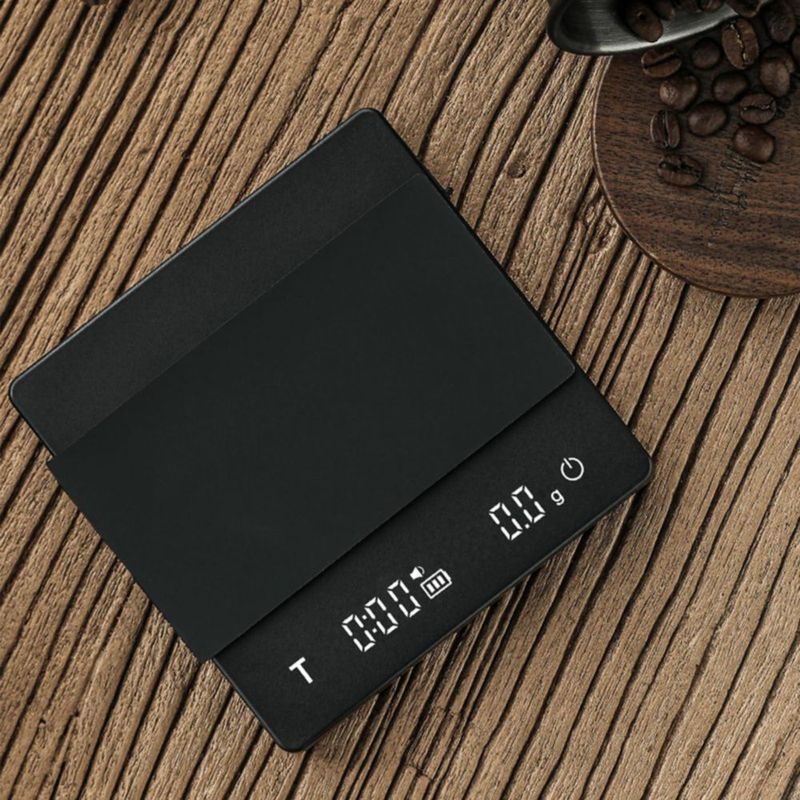 Báscula de Espresso MHW-3BOMBER 2000 g 01 g Temporizador Negro