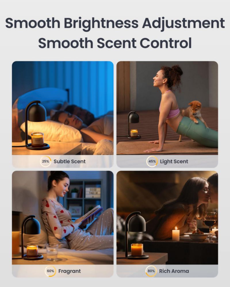 Lámpara Calentadora de Velas Inteligente SwitchBot con Control por Voz y Temporizador