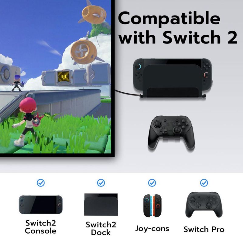 Kit de montaje mural de metal Mcbazel para Nintendo Switch 2