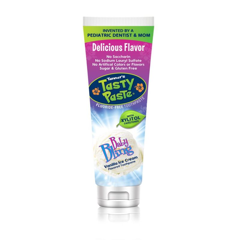 Pasta dental Tanner's Tasty Paste Baby Bling Vainilla 124 ml