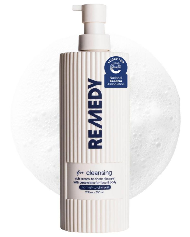Limpiador facial Remedy Science en crema a espuma 350 ml hidratante