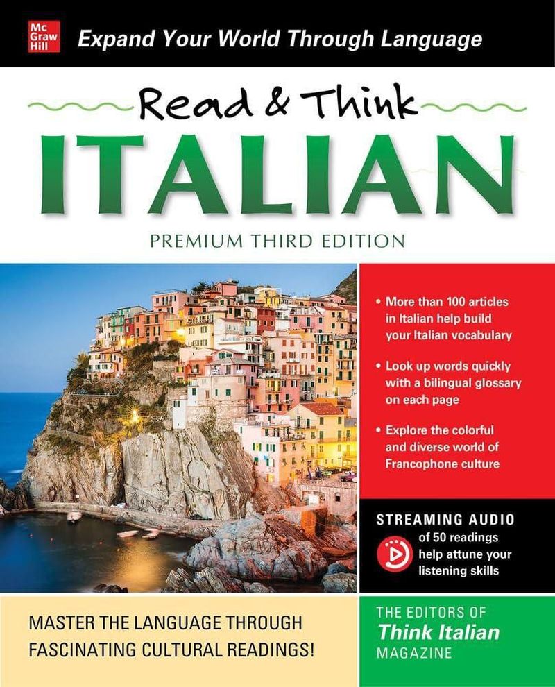 Libro McGraw-Hill Read & Think Italian Premium 3ª Edición