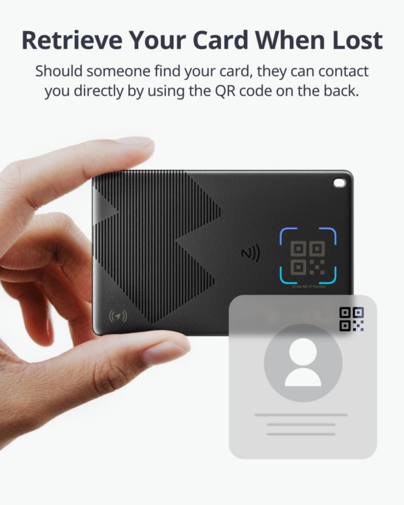 Tarjeta Bluetooth Tracker SwitchBot Wallet Finder resistente al agua