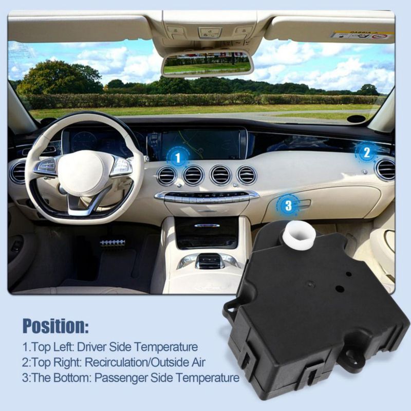 Actuador de puerta de mezcla HVAC LCWRGS para Chevy GMC y Cadillac