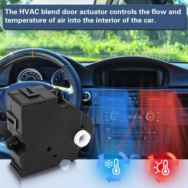 Actuador de puerta de mezcla HVAC LCWRGS para Chevy GMC y Cadillac
