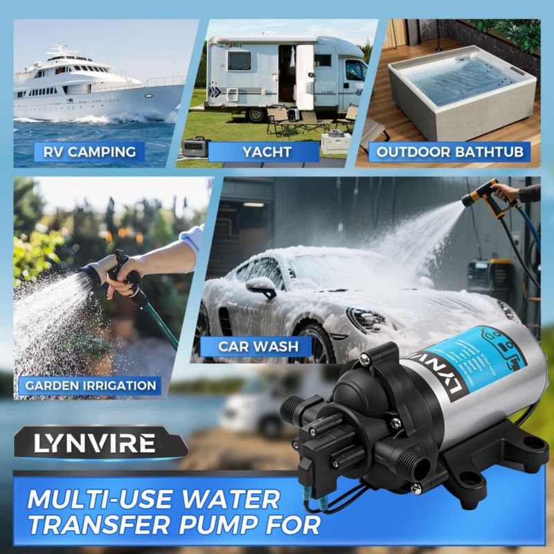 Bomba de presión de agua Lynvire 110V 4.0 GPM 50 PSI