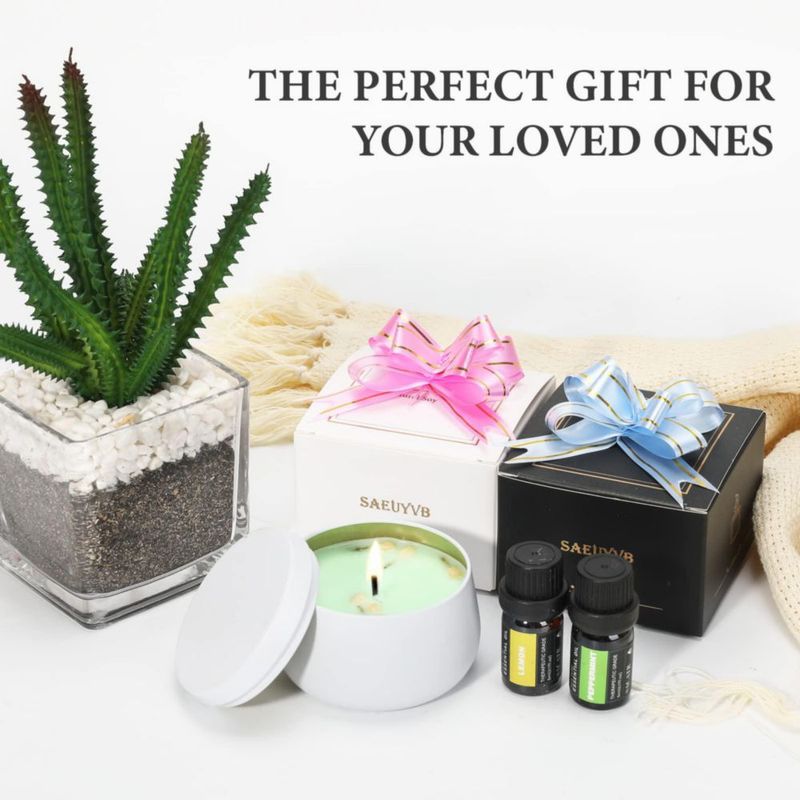 Kit para hacer velas SAEUYVB con olla eléctrica para derretir cera 110 V