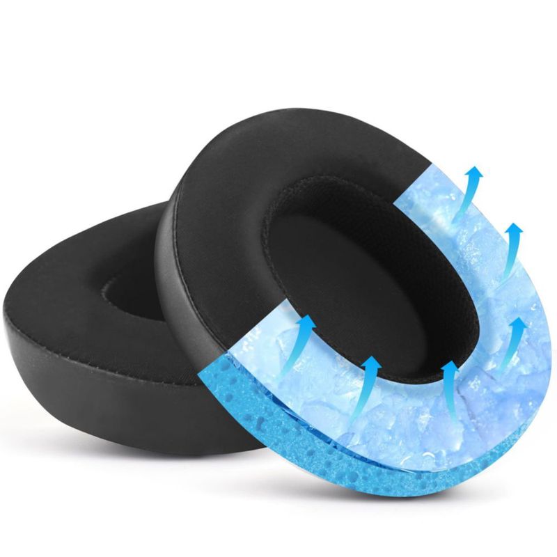 Almohadillas Miruchertter Crusher Evo con gel refrescante negras