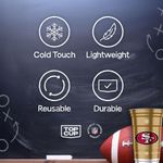 Vasos de aluminio reutilizables Top Cup NFL San Francisco 49ers