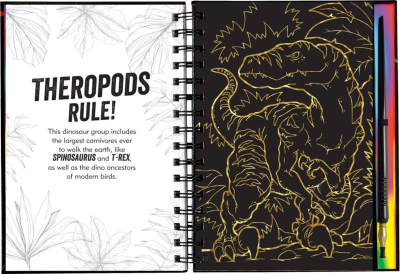 Libro PETER PAUPER PRESS Rasca y Dibuja Dinosaurios