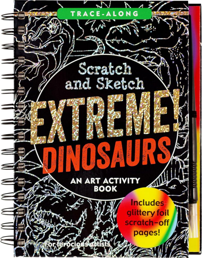 Libro PETER PAUPER PRESS Rasca y Dibuja Dinosaurios