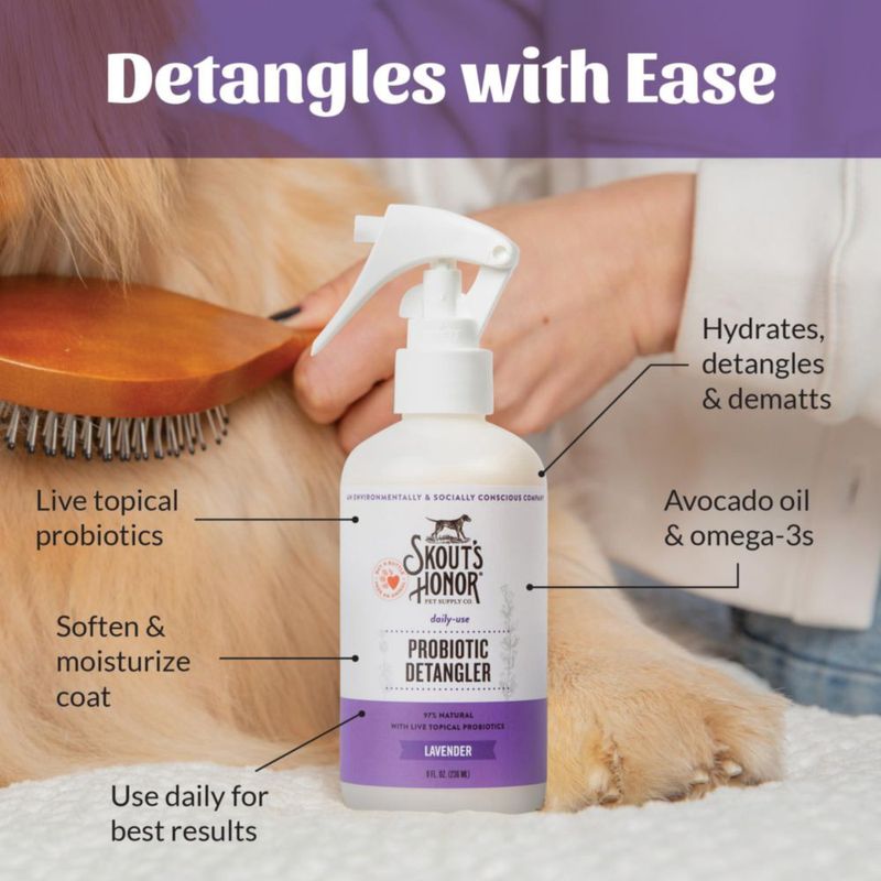 Spray Desenredante para Perros SKOUT'S HONOR 236 ml Lavanda