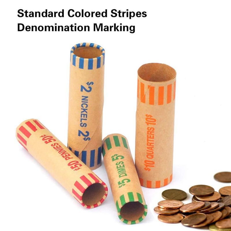 Envoltorios de Monedas L LIKED 512 surtidos (cuartos centavos níqueles y dimes)