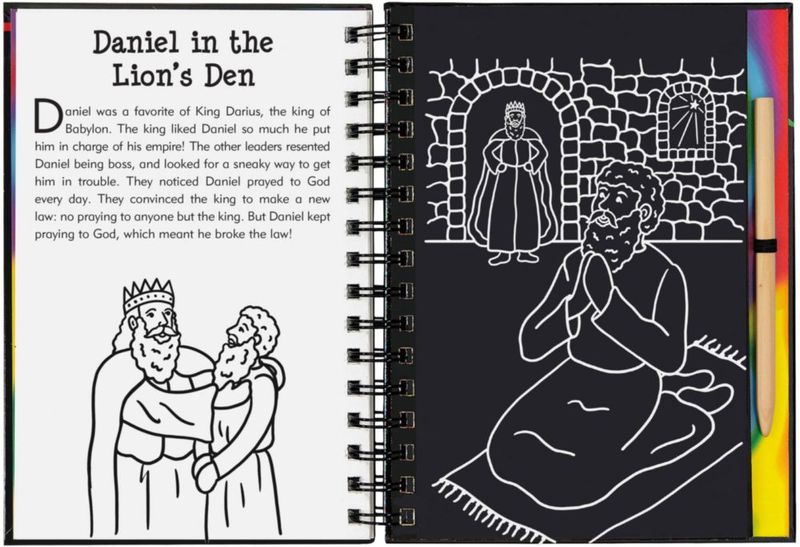 Libro Scratch & Sketch de Historias Bíblicas – PETER PAUPER PRESS