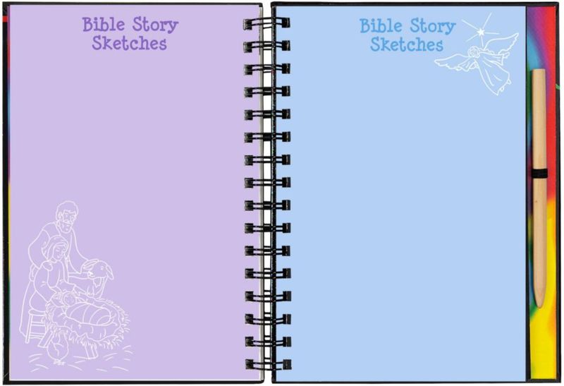Libro Scratch & Sketch de Historias Bíblicas – PETER PAUPER PRESS