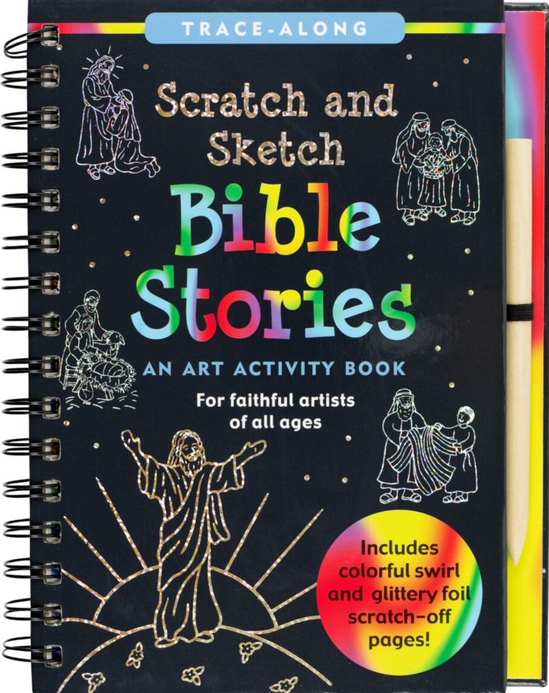 Libro Scratch & Sketch de Historias Bíblicas – PETER PAUPER PRESS