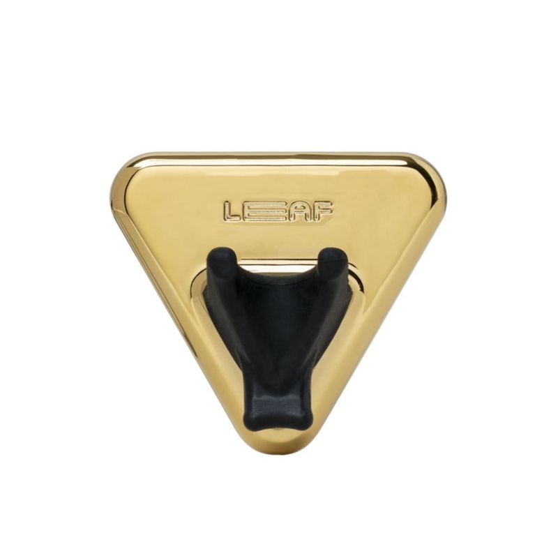 Soporte Adhesivo Dorado para Maquinilla Leaf Shave para Ducha