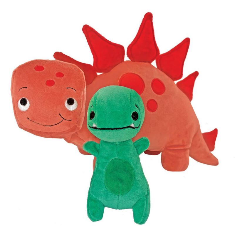 Figura de Peluche MerryMakers Tiny T. Rex Pareja 32 cm