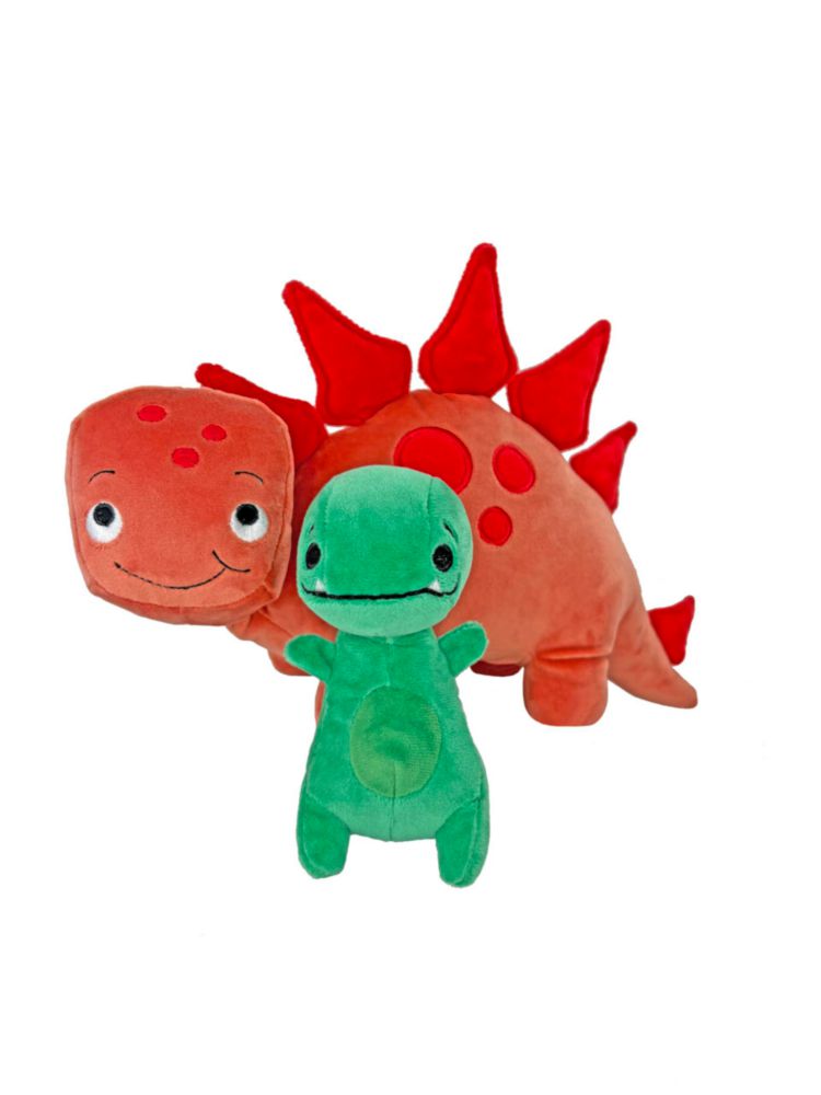 Figura de Peluche MerryMakers Tiny T. Rex Pareja 32 cm