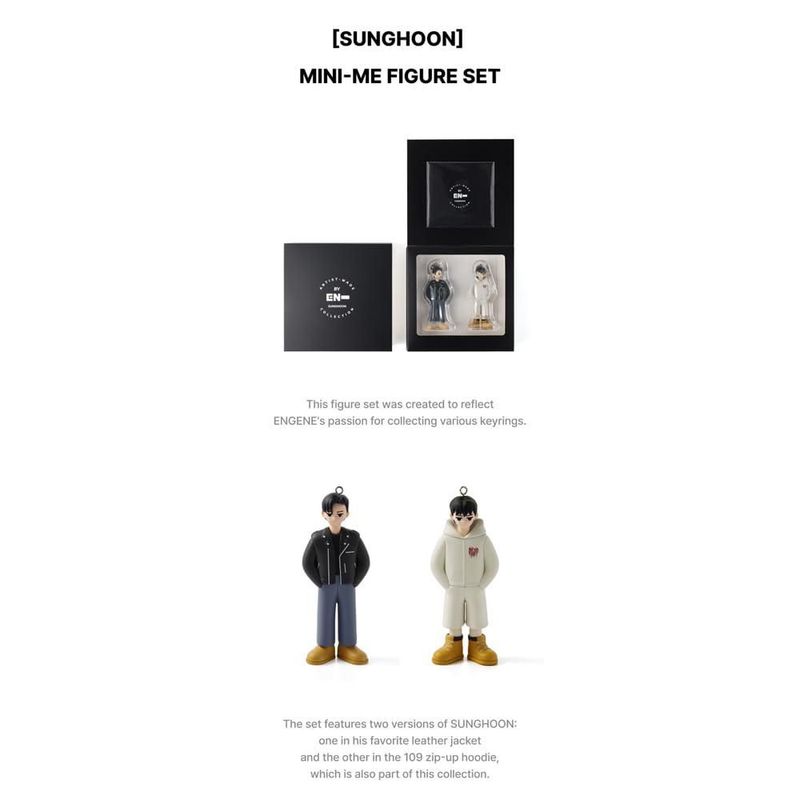 Figura KPOP HEAVEN ENHYPEN SUNGHOON + Set de Tarjetas Fotográficas