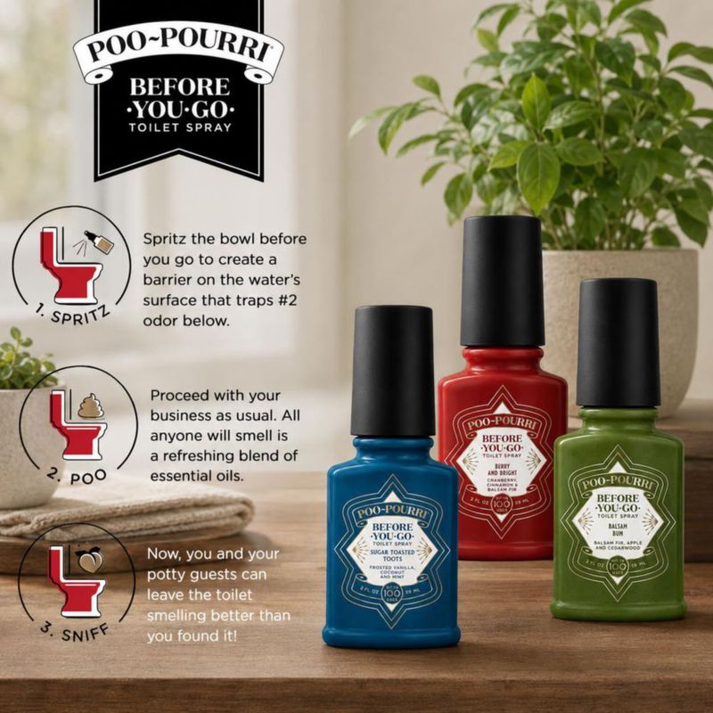 Desodorante de Área Poo-Pourri Pack Navideño 3 × 59 ml
