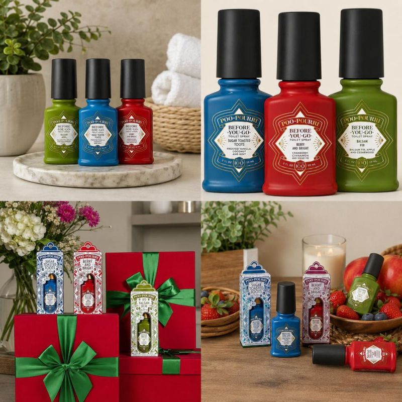 Desodorante de Área Poo-Pourri Pack Navideño 3 × 59 ml