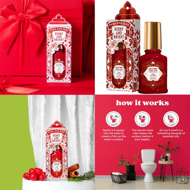 Desodorante de Área Poo-Pourri Pack Navideño 3 × 59 ml