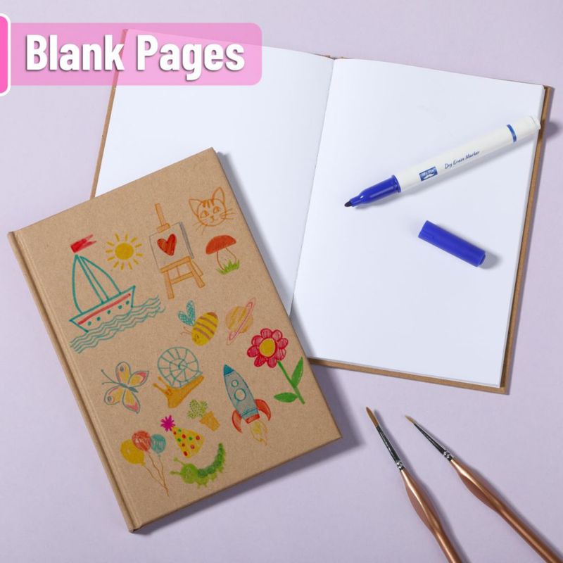 Set de 4 cuadernos en blanco Mr. Pen 15 cm x 21 cm 40 hojas