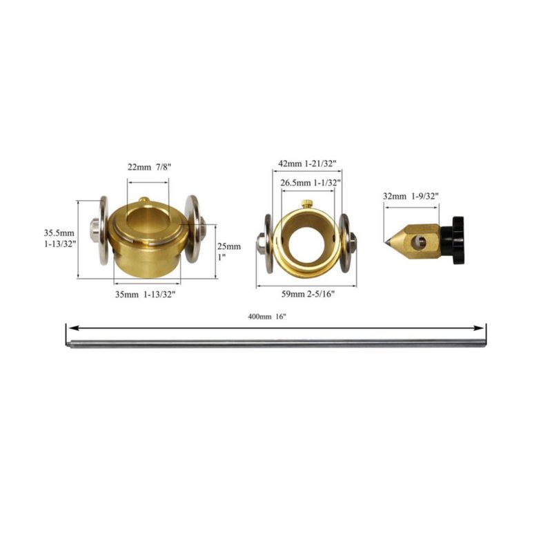 Herramienta RIVERWELD SG-55 Rueda Guía Rodante para Cortadora de Plasma