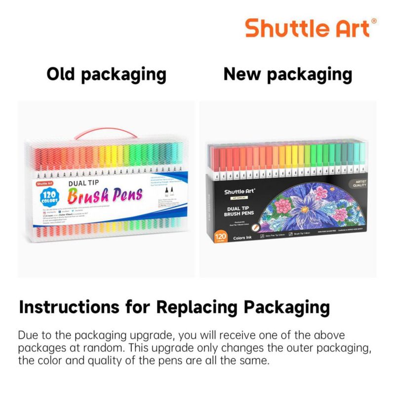 Rotuladores Shuttle Art 120 colores doble punta con libro para colorear