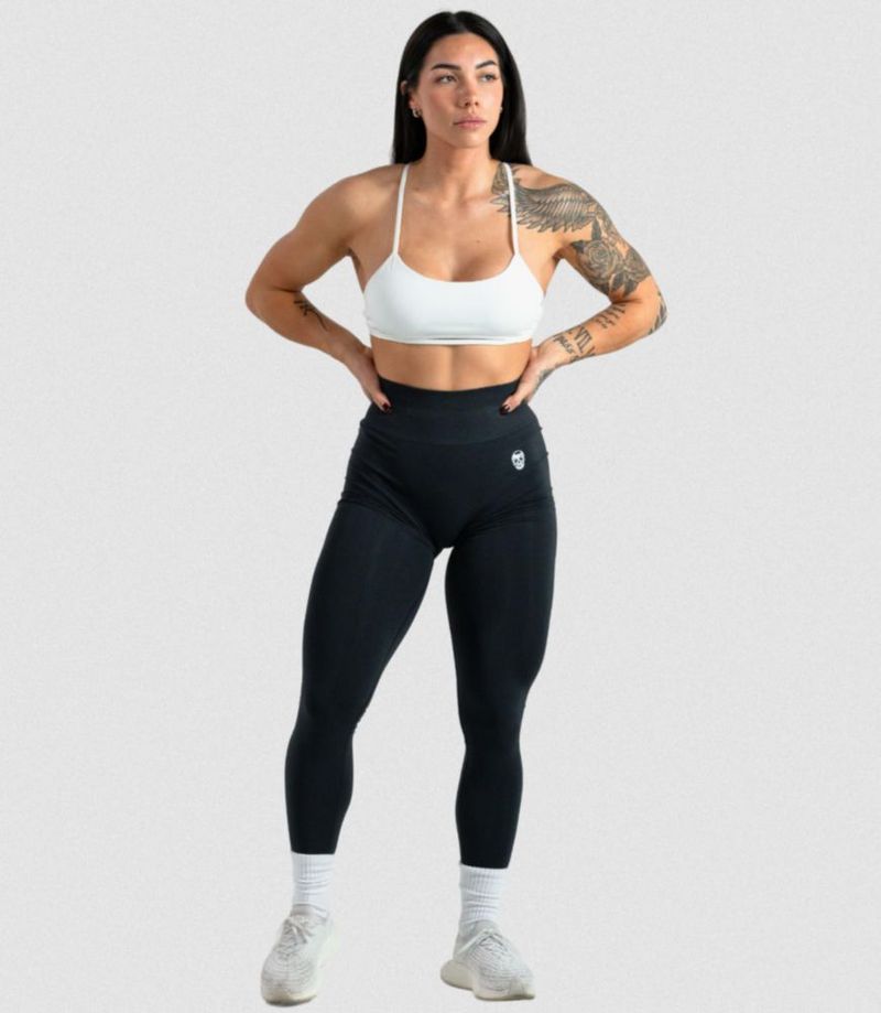 Leggings Gymreapers Infinity de cintura alta sin costuras en negro