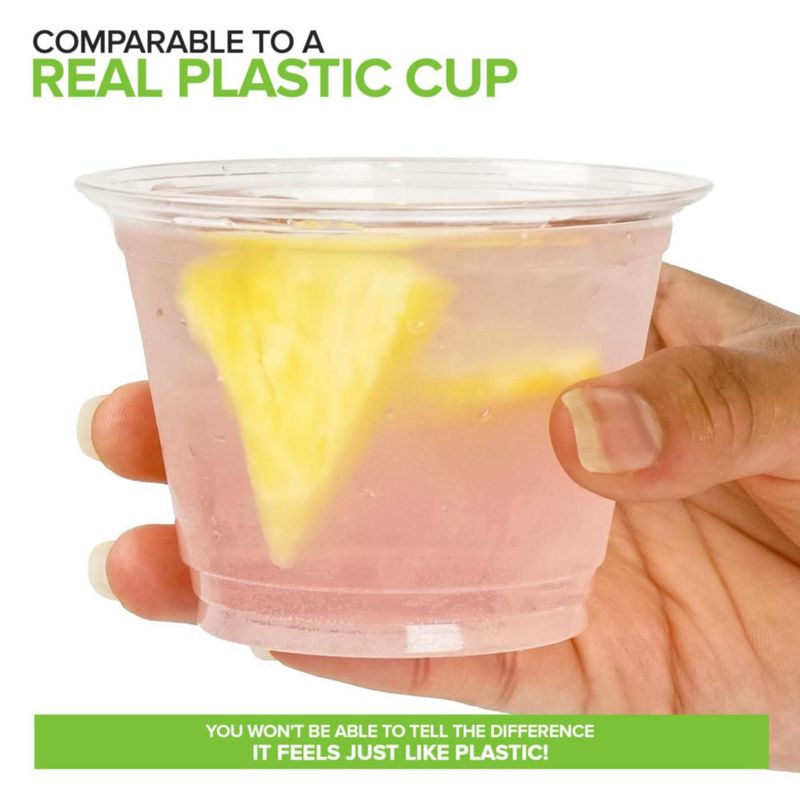 Vaso desechable de 275 ml (paquete de 250) PLA – Stock Your Home