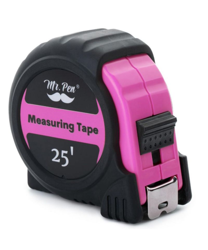 Cinta Métrica Retráctil Mr. Pen 76 m Rosa Lectura Fácil
