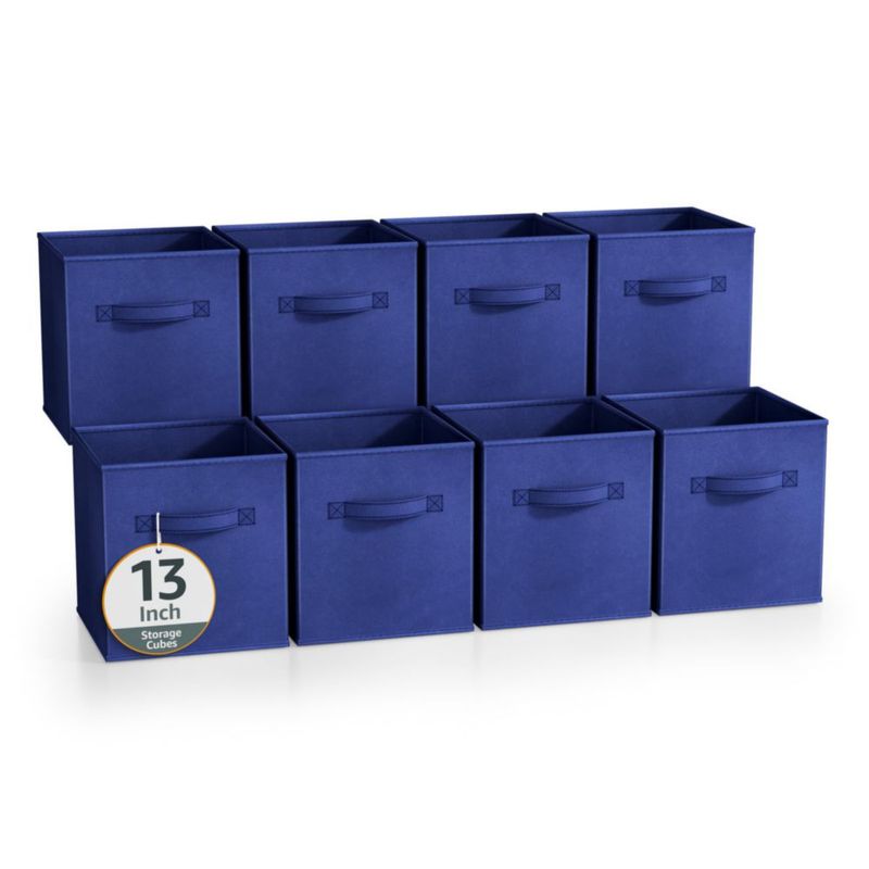 Cubos de Almacenamiento Sorbus 8 piezas 33 cm Azul Real