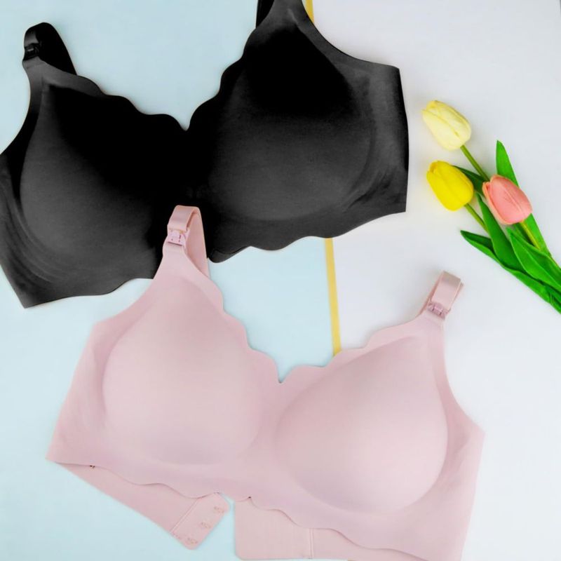 Sostenes UHdod 3XL Sin Costuras Inalámbricos Paquete de 3 para Lactancia