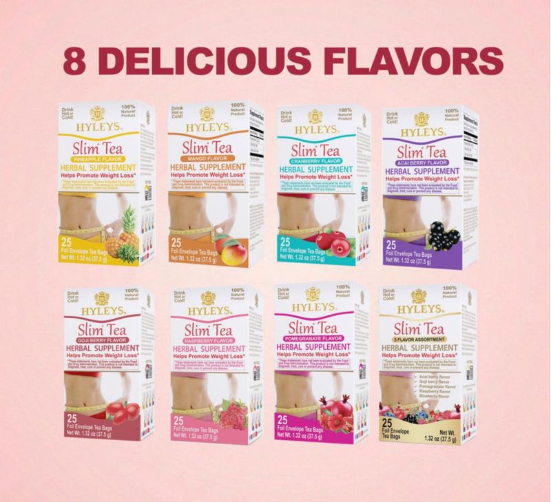 Té Herbal Slim HYLEYS Surtido de 5 Sabores 25 Bolsitas
