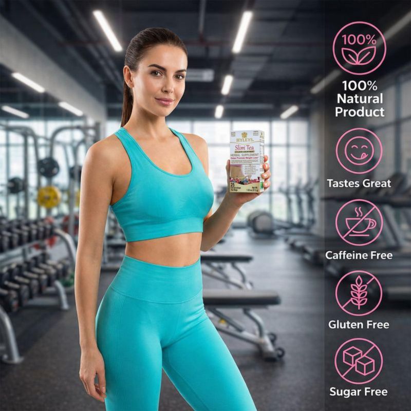 Té Herbal Slim HYLEYS Surtido de 5 Sabores 25 Bolsitas