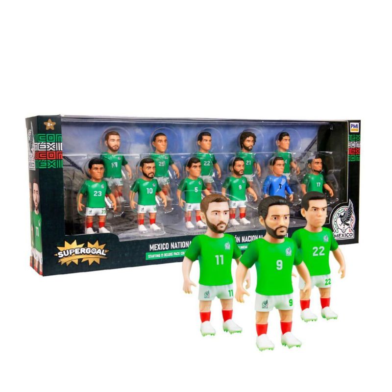 Figuras de fútbol P.M.I. Copa del Mundo México - Pack de 11