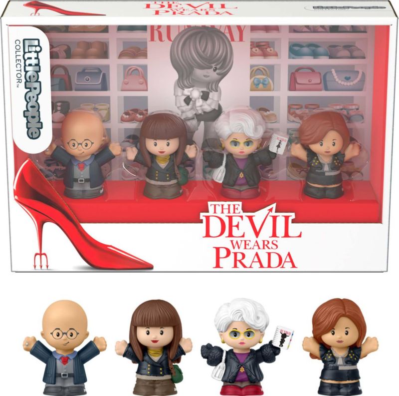 Set de figuras Little People Collector El Diablo Viste a la Moda 4 figuras