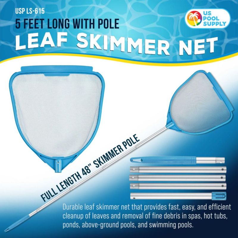 Red para Skimmer de Piscina U.S. Pool Supply Ajustable 81-152 cm